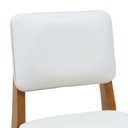 Ver imagem 2 de Banqueta Paris Assento Courino Base Fixa com Encosto Não Ajustável Amêndoa Decorise