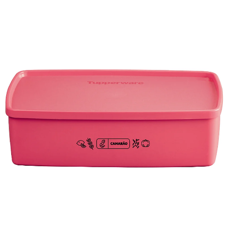 Tupperware Caixa Ideal Aqui Tem Camarão Cor Rosa Tupperware Caixa Ideal Aqui Tem Camarão Cor Rosa