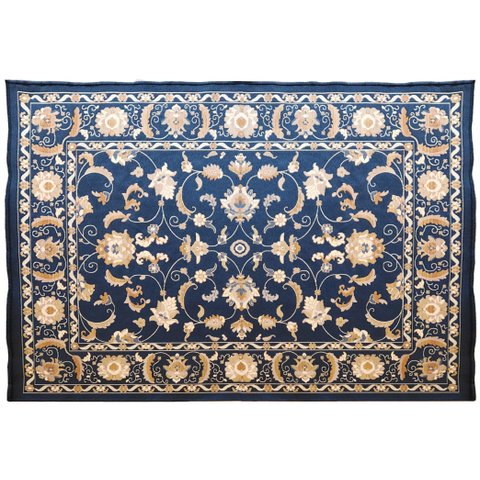 Tapete Sala Nobre 2,00x2,50 Antider Domani Petunia Azul