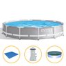 Piscina Intex 4.485 Litros Estrutural Prism Capa Bomba Filtrante 110v e Forro - 3
