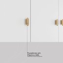 Ver mais imagens de Guarda-Roupa Infantil Pluma 4 Portas 2 Gavetas Cinamon/Branco - Demobile