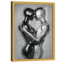 Ver imagem 1 de Quadro Decorativo Casal 3d