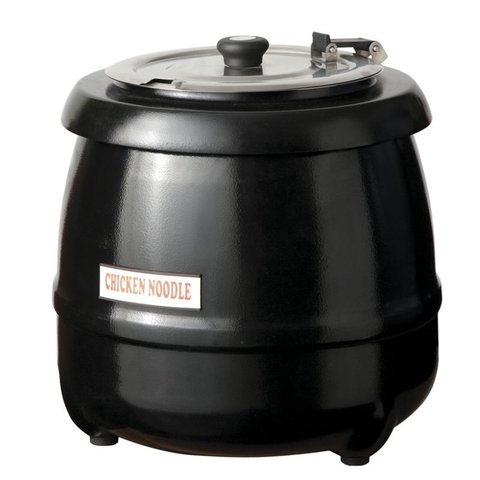 Conj 2 Sopeira Elétrica Panela Em Aço Inox Sopas e Caldos 10 Litros 220 V ZAHAV ATS1010