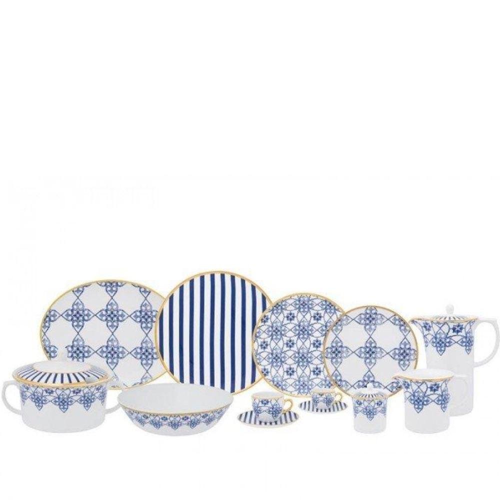 Baixela Serviço Jantar 50pç Lusitana Porcelana Oxford