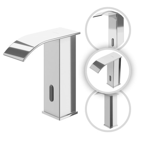 Torneira Banheiro Cromada Sensor Automático New York 100% Metal Premium Goldenx