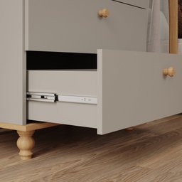 Cômoda de Bebê com 3 Gavetas e 1 Porta Picolé Espresso Móveis - 6
