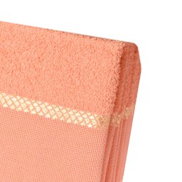 Kit 12 Toalhas Lavabo Belíssima Bordar Ponto Cruz Perfeito Estilo Lavabo Belissima Laranja - 3