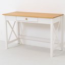 Ver imagem 5 de Conjunto 2 Peças Escrivaninha e Estante Vanilla Cabecasa Madeiraoriginals Branca e Mel