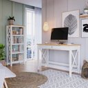 Ver imagem 2 de Kit 2 Peças Escrivaninha e Estante Vanilla CabeCasa MadeiraOriginals