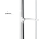 Ver imagem 7 de Janela de Alumínio de Correr 120x120cm 2 Folhas com Grade e Vidro Liso Linha Soft Mgm