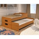 Ver imagem 1 de Bicama Elis Mdf 100% com Cama Inferior e Grade de Proteção – para Colchão 88x188