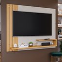 Ver imagem 1 de Painel para TV até 50 Polegadas 100% MDF 135CMX108CM Dunas Branco