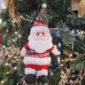 Papai Noel Pelúcia Pendente 30cm Gorro Crochê Plus - Master Christmas - 2