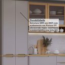 Ver imagem 5 de Cozinha Modulada Completa 6 Peças com Tampo e Bancada Lumina Cinammon-freijó