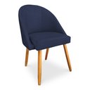 Ver imagem 3 de Kit 02 Cadeiras Jantar Bela Suede Pés Palito Castanho Pallazio