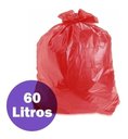 Ver imagem 1 de Saco de Lixo Vermelho 60 Litros Coleta Seletiva - 100 Un