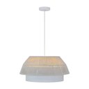 Ver imagem 2 de Lustre Pendente Blumenau Gaia 50cm E27 Bivolt Branco