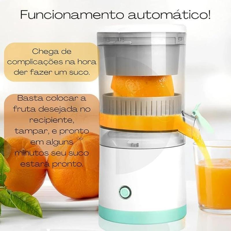 Espremedor Elétrico Laranja Limão Frutas Fazer Sucos - 10