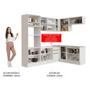 Ver imagem 6 de Armário de Cozinha Completa de Canto 419cm Branco Glamy Madesa 01