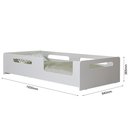 Ver imagem 3 de Cama Montessoriana Solteiro Modelo Master com Grades em Mdf