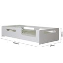 Ver imagem 3 de Cama Montessoriana Solteiro Proteção Lateral Seguro em Mdf