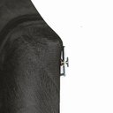 Ver mais imagens de Conjunto Cabeceira Painel Estofada para Cama de Solteiro - Preto