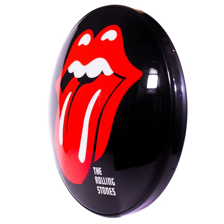 Luminoso de Parede Rolling Stones Retrô Vintage para Bar, Garagem, Churrasqueira, Espaço Gourmet - 2