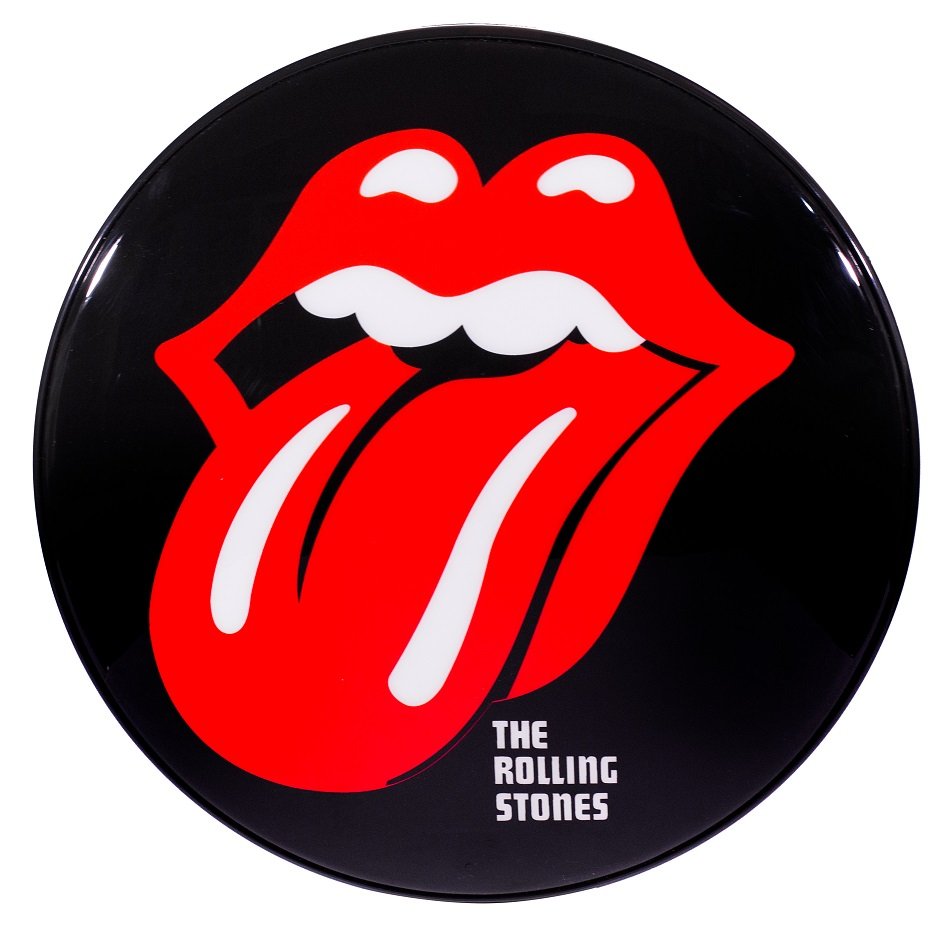 Luminoso de Parede Rolling Stones Retrô Vintage para Bar, Garagem, Churrasqueira, Espaço Gourmet