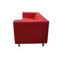 Ver imagem 2 de Sofá Nilo Sala Recepção 3 Lugares - Vermelho