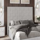 Ver imagem 7 de Cabeceira Solteiro 90 cm Priss Linho SL 76 Peer
