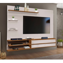Ver imagem 1 de Painel Para TV Até 60 Polegadas 1,80m Suspenso Verona Off White Mel