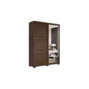 Ver imagem 3 de Guarda Roupa Prático 2 Portas de Correr Com Espelho Robel Móveis