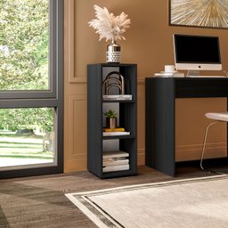 Estante para Livros Modular 3 Nichos Austin - 1