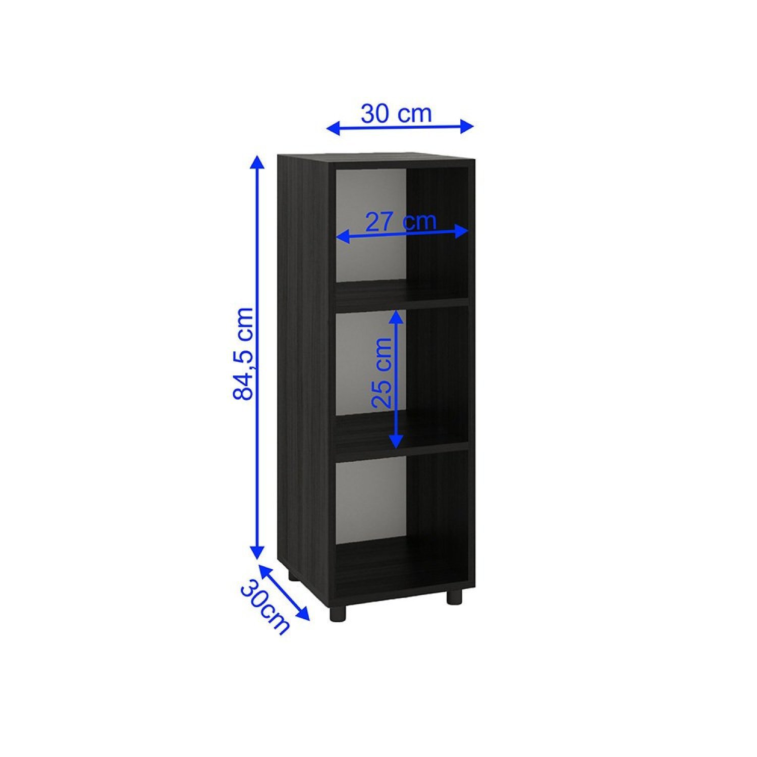 Estante para Livros Modular 3 Nichos Austin - 5