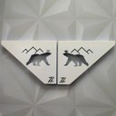 Ver imagem 7 de Par Mãos Francesas Urso Polar Branco Decorativa 20cm Ornamentada Zarg