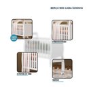 Ver imagem 6 de Berço Americano Soninho com Cômoda Fly Branco Acetinado Colchão Americano Ortobom - Tigus