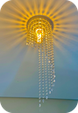 Ver imagem 4 de Lustre Pendente Luminária Cristal Acrílico de Alto Brilho, 17x61. Reflezzo Lustres e Decoração.