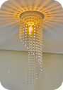 Ver imagem 6 de Lustre Pendente Luminária Cristal Acrílico de Alto Brilho, 17x61. Reflezzo Lustres e Decoração.