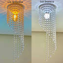 Ver imagem 3 de Lustre Pendente Luminária Cristal Acrílico de Alto Brilho, 17x61. Reflezzo Lustres e Decoração.