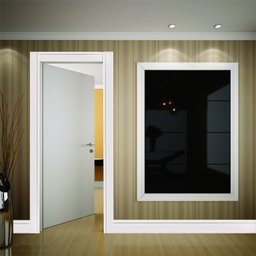 Kit Rodapé de MDF 8CMX15MMX2,40m 10 Barras com Friso 802 Branco Moldufama - 4 Kit Rodapé de MDF 8CMX15MMX2,40m 10 Barras com Friso 802 Branco Moldufama - 4