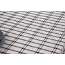 Toalha de Mesa Italiana Off White/preto 100% Algodão - 3