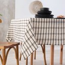 Ver imagem 2 de Toalha de Mesa Italiana Off White/preto 100% Algodão