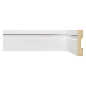 Kit Rodapés de MDF 10 Barras Frisadas de 7cmx15mmx1,80m com 18 Metros Lineares 702