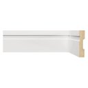 Ver imagem 1 de Kit Rodapé de Mdf 7cm X 15mm X 1,80m 10 Barras com Friso Moldufama 702