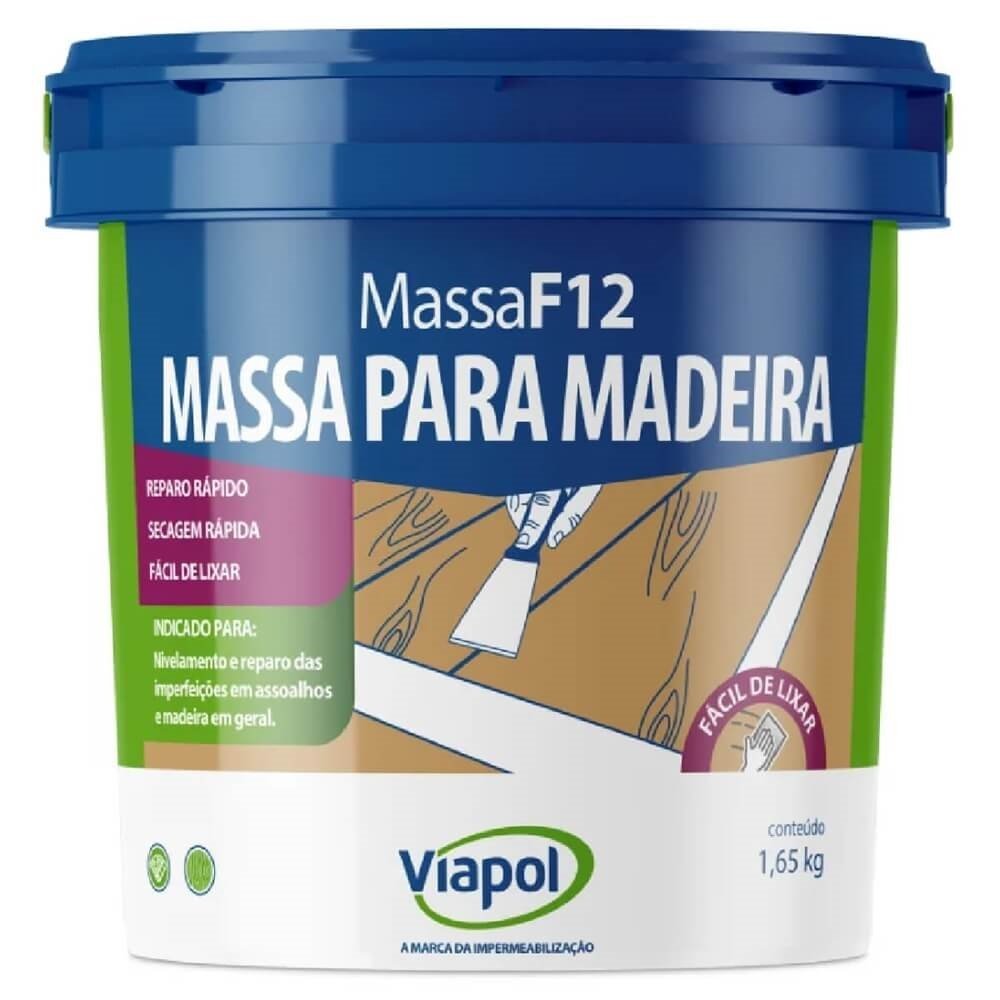 Massa Acrílica F-12 1,65 Kilos Ipê Fusecolor - V0210644 - Viapol - 1