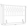 Cabeceira Cama Box Queen 160cm Estofada Meora P05 Veludo Bege - Lyam Decor - 5
