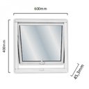 Ver imagem 2 de Janela de Alumínio Maxim-ar 40x60cm com Vidro Liso Soft Mgm Branco