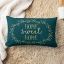 Ver imagem 4 de Capa de Almofada Decorativa Retangular Doce Lar Verde 50x30cm C/zíper