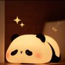 Luminária Abajur Panda Silicone Infantil Touch Luz de Toque - 2