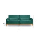 Ver imagem 3 de Sofá Living 3 Lugares Julie 180cm Linha